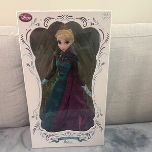 Disney Elsa Doll - Teal and Purple Gown